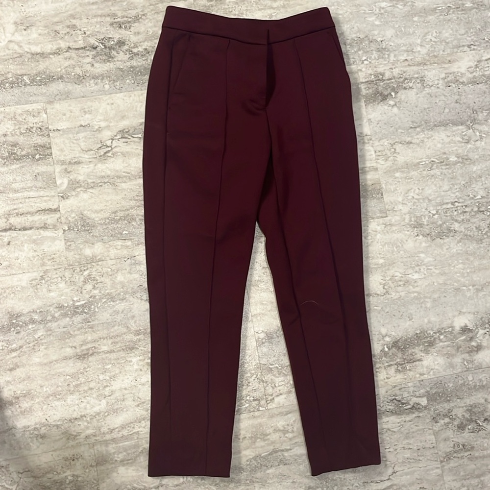 Burgundy Ann Taylor trousers